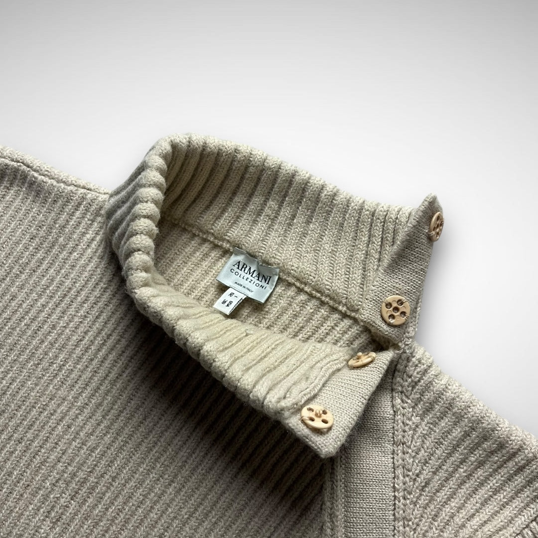 Armani Wool Turtleneck Knit (1990s)