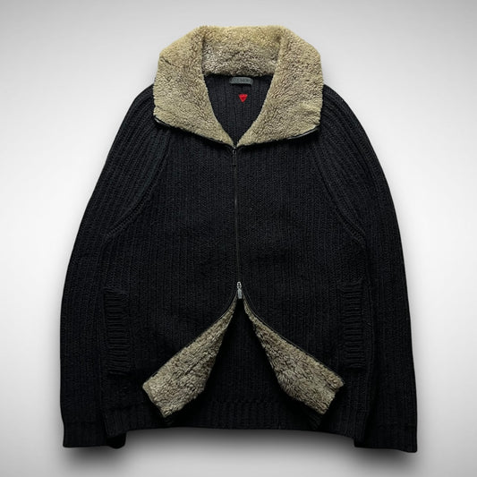 Iceberg Sherpa Zip-Up Knit (1990s)