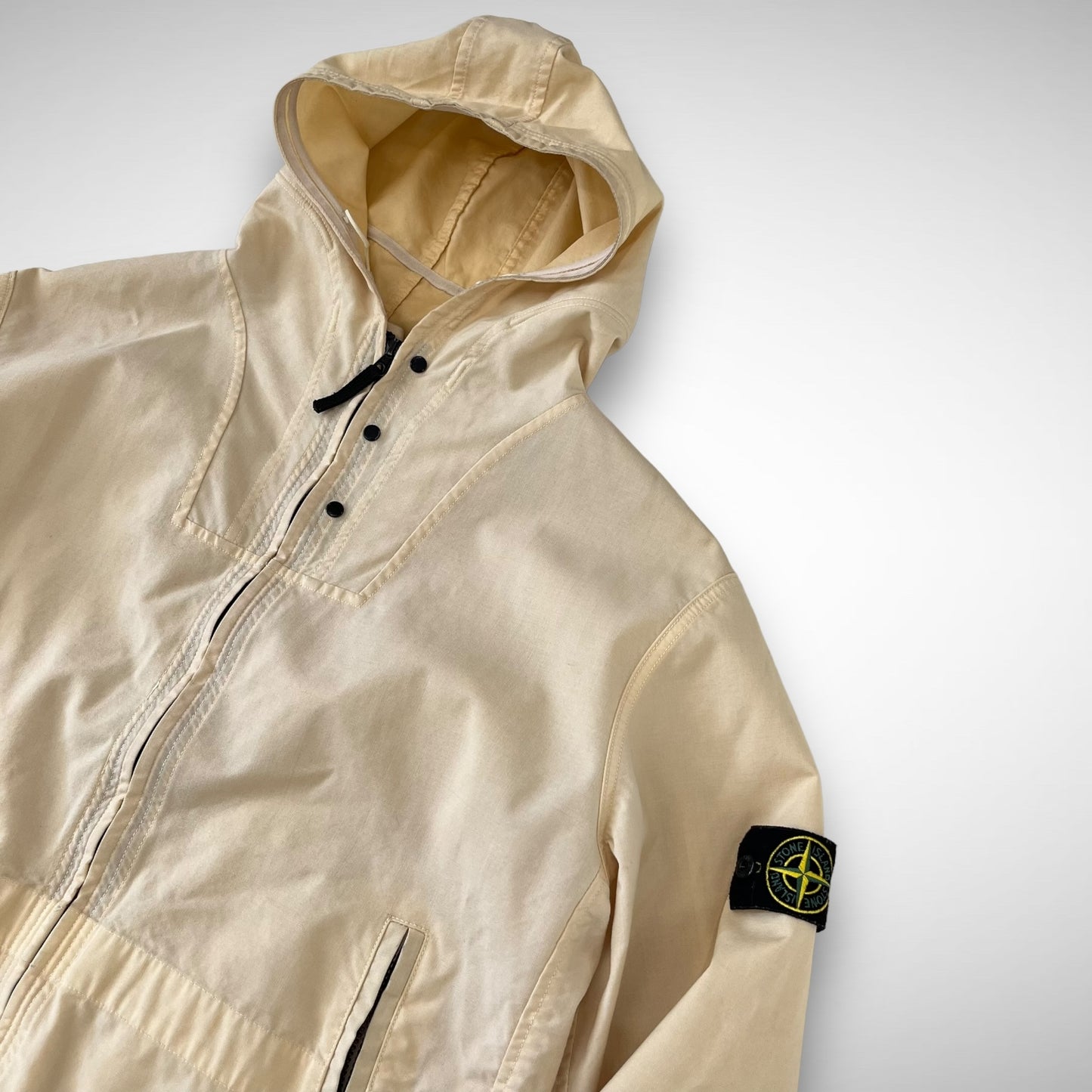 Stone Island Special Resin Wool Hooded Jacket (SS2003)