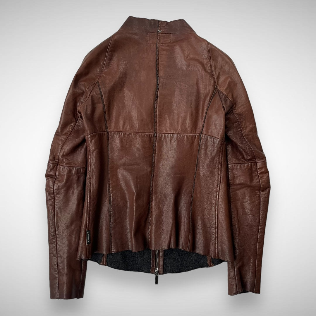 Armani Leather Caffe Jacket ‘Sample’ (2000s)