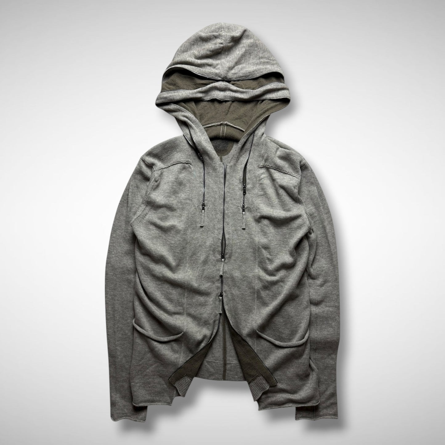 Marithé + François Girbaud Double Hooded Zip Jacket (2000s)