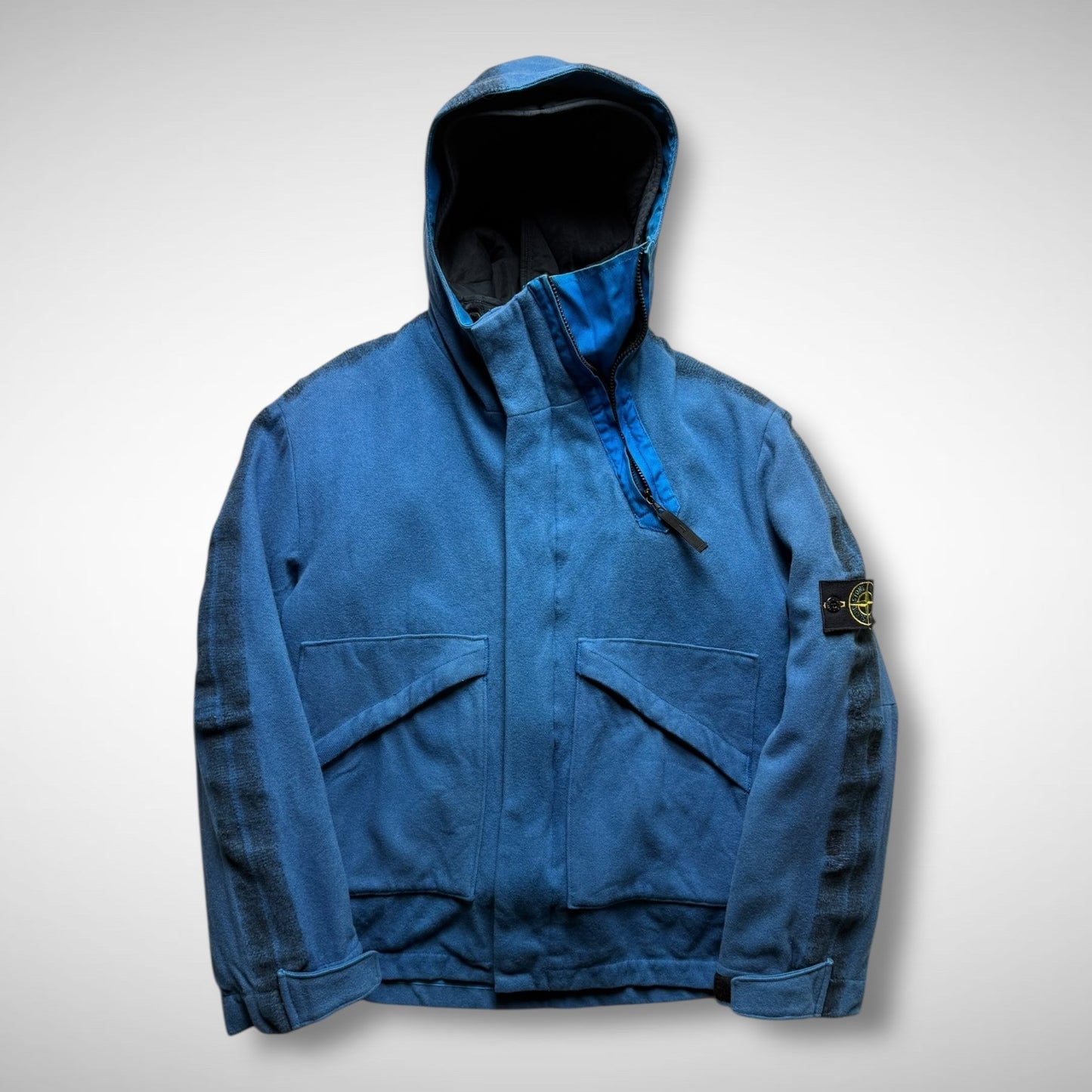 Stone Island Asymmetrical Wool Jacket w/ Liner (AW2001)