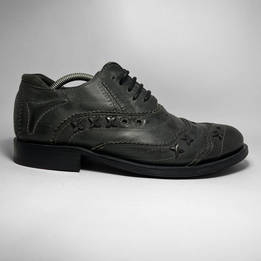 M+F Girbaud Leather & Metal Shoes (2000s)