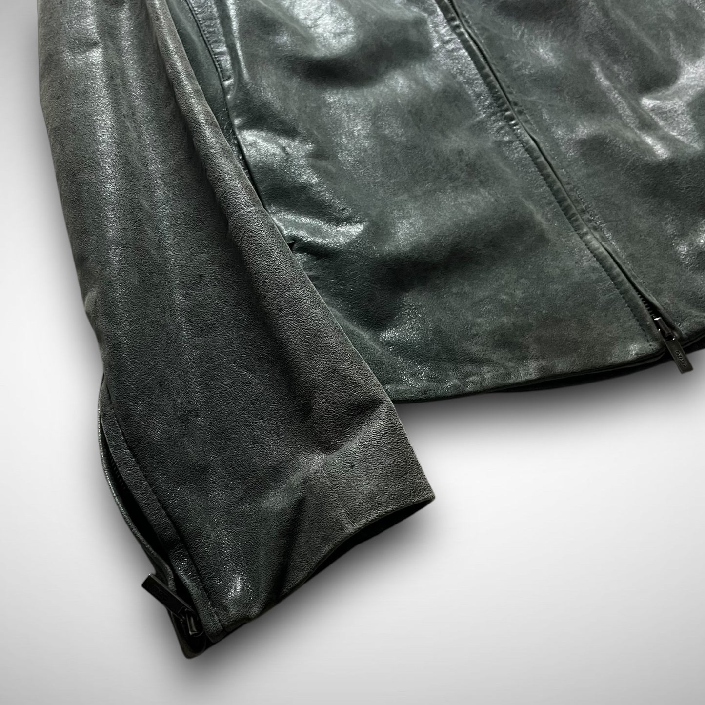 Kenzo Lamb Leather Biker Jacket (2000s)