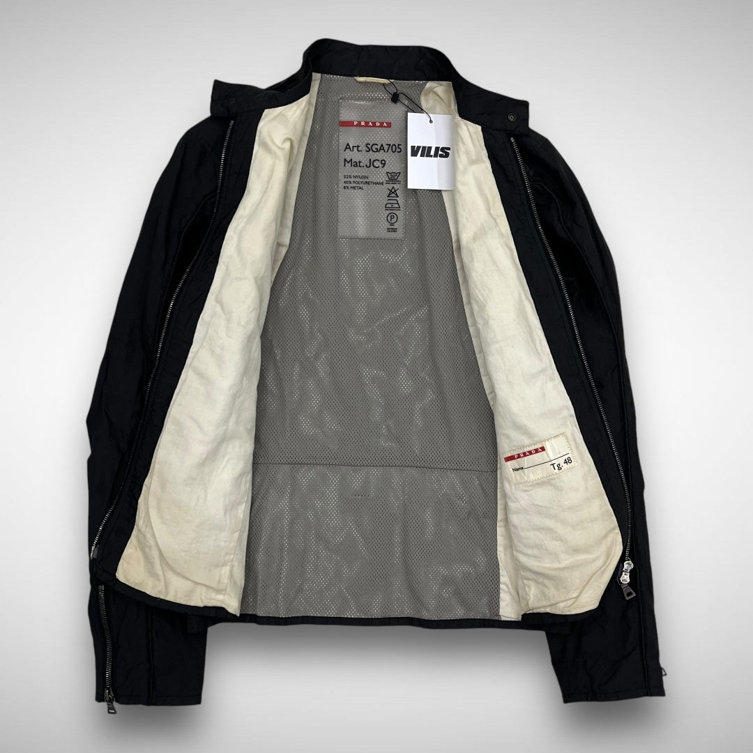 Prada Nylon & Metal Biker Jacket (2000s)