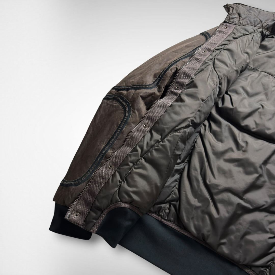 Marithé + François Girbaud Reversible Nylon Metal Jacket (1990s)