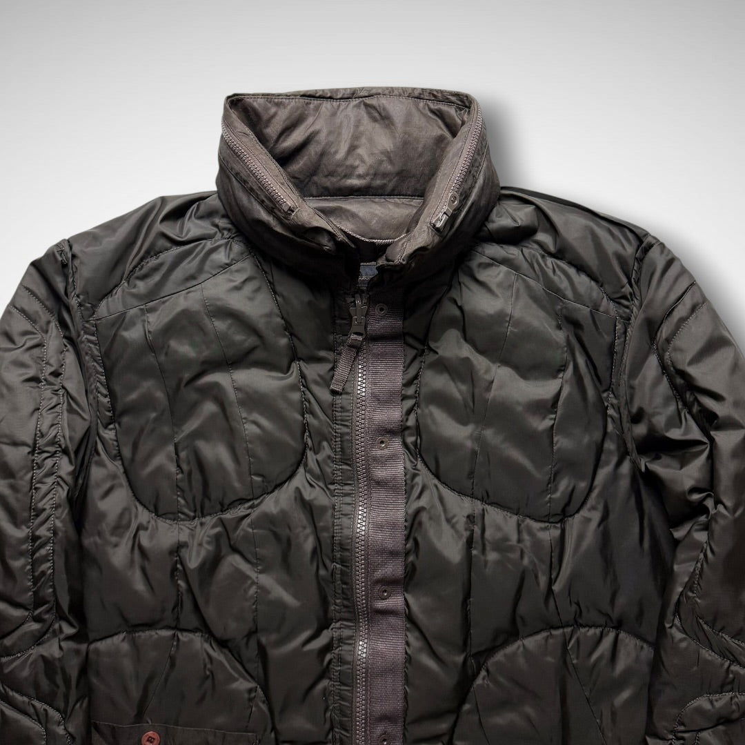 Marithé + François Girbaud Reversible Nylon Metal Jacket (1990s)