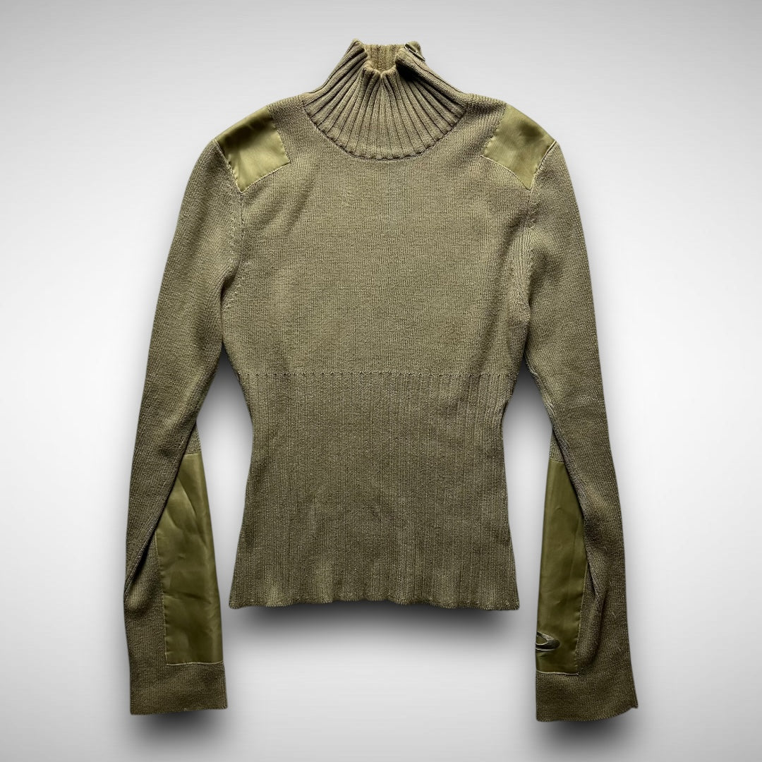 DKNY High Collar Army Knit (2000s)