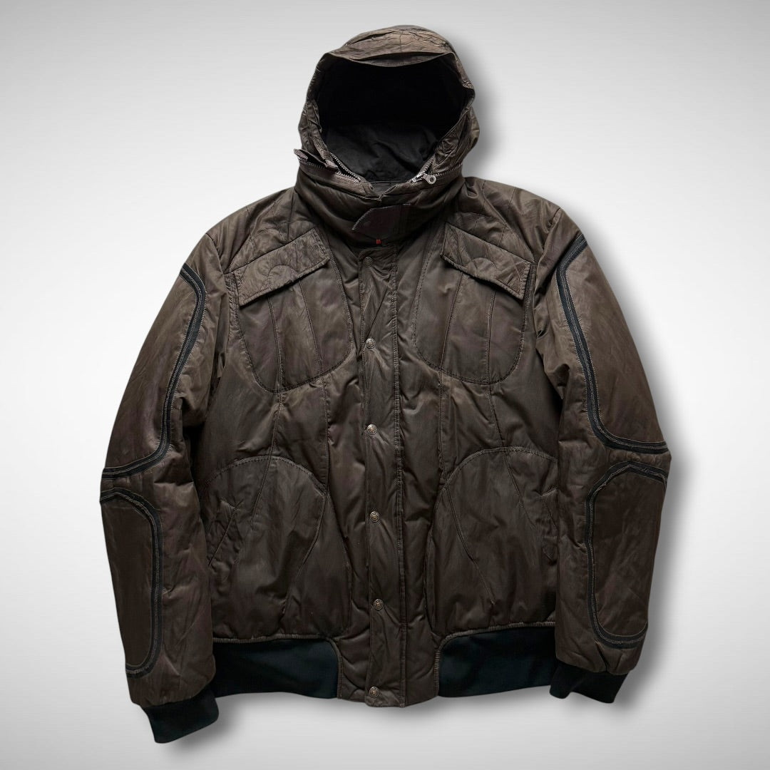 Marithé + François Girbaud Reversible Nylon Metal Jacket (1990s)