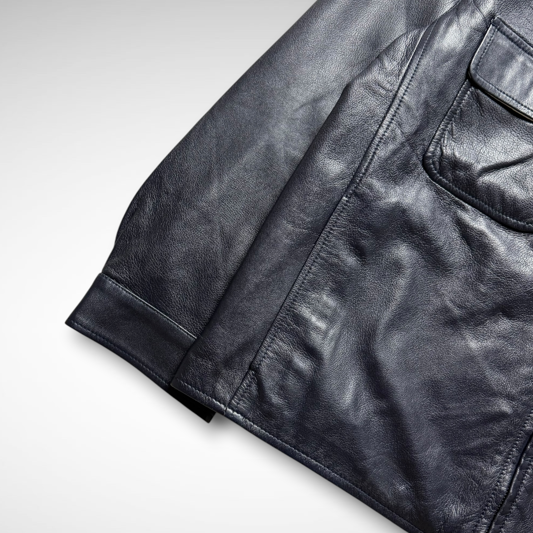 Armani Jeans Leather Jacket (1990s)