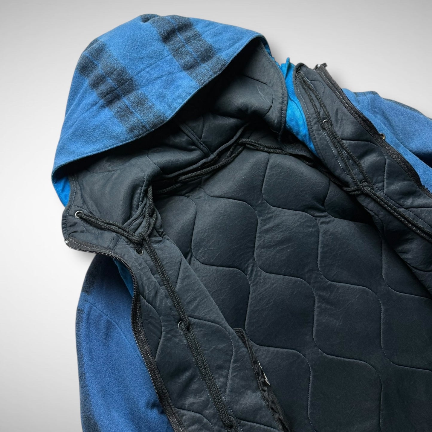 Stone Island Asymmetrical Wool Jacket w/ Liner (AW2001)