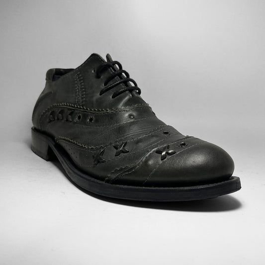 M+F Girbaud Leather & Metal Shoes (2000s)