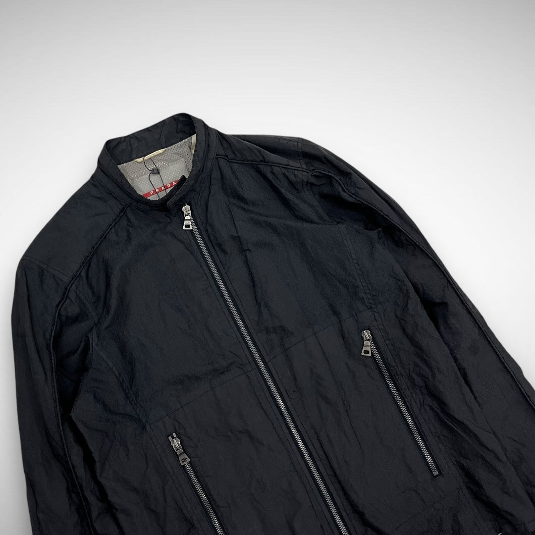 Prada Nylon & Metal Biker Jacket (2000s)