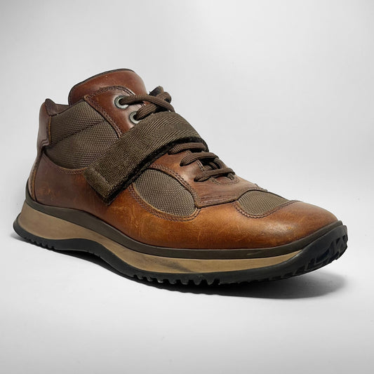 Prada Velcro Leather Shoes (2000s)