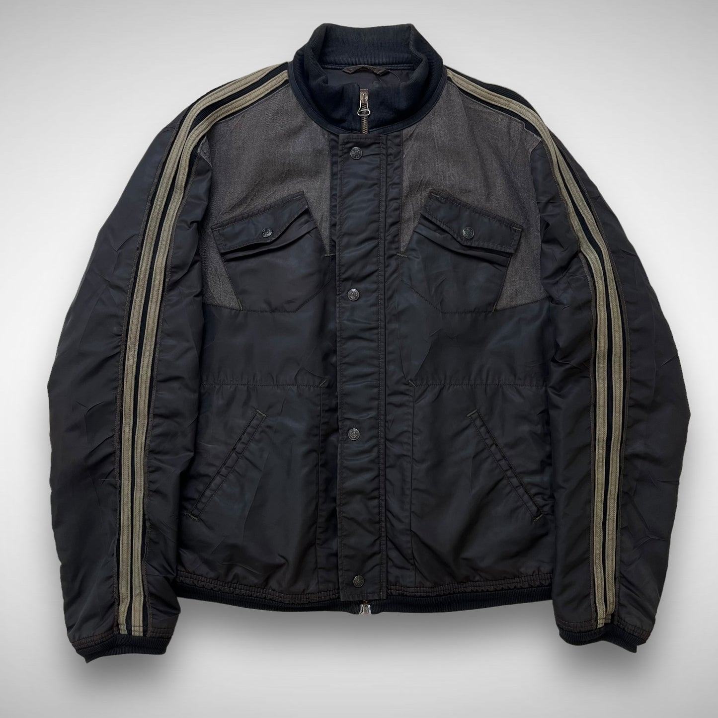 M+F Girbaud Nylon Bomber Jacket (2000s)