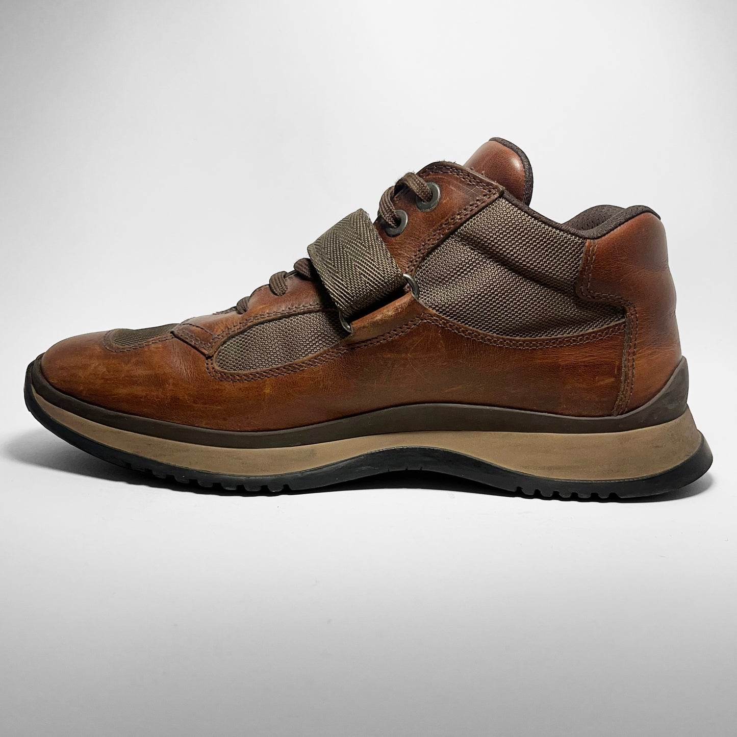Prada Velcro Leather Shoes (2000s)