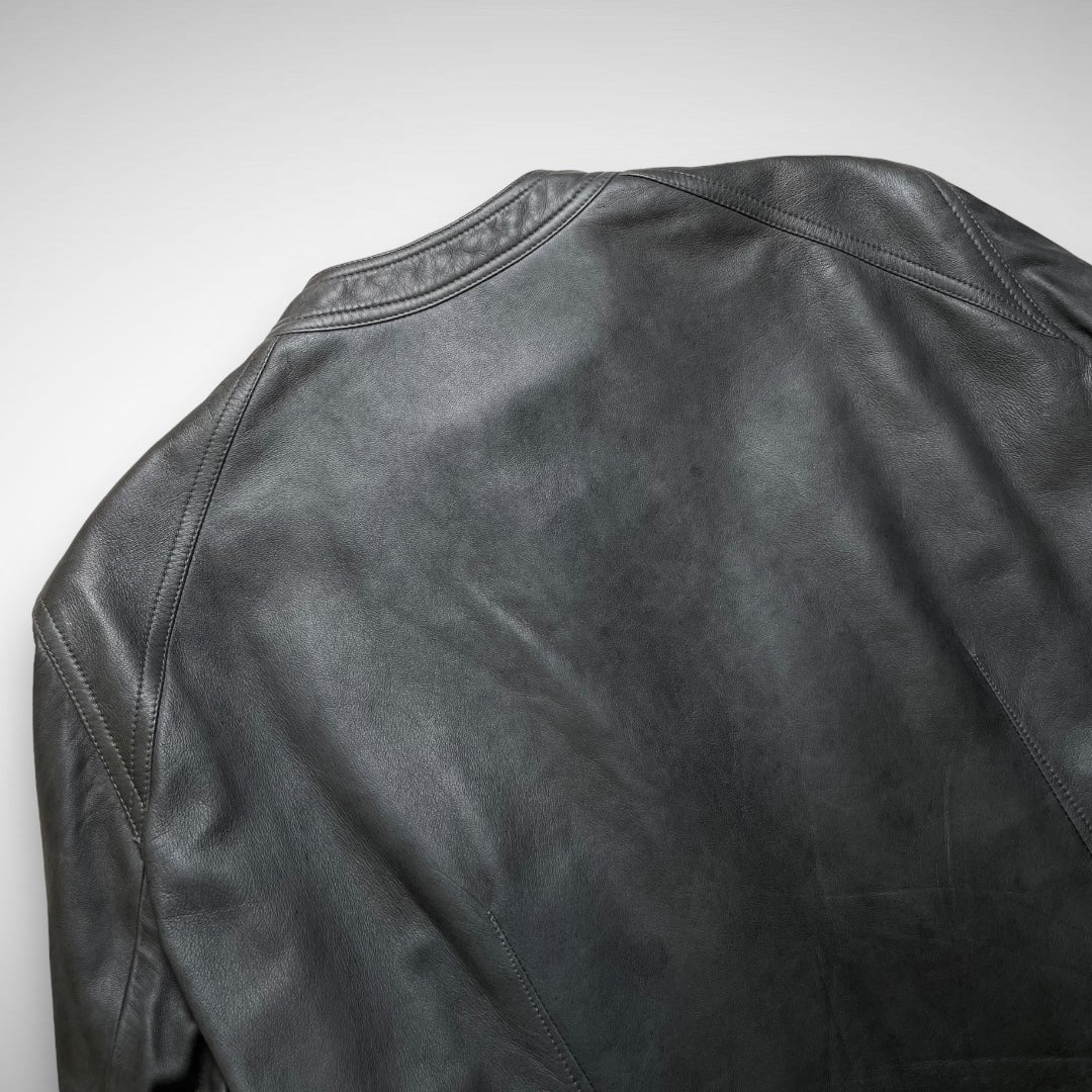 Rick Owens ‘Intarsia’ Calf Leather Jacket (FW2014)