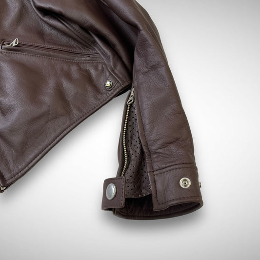 BMW ‘Endeavour’ Leather Cropped Motor Jacket (2000s)