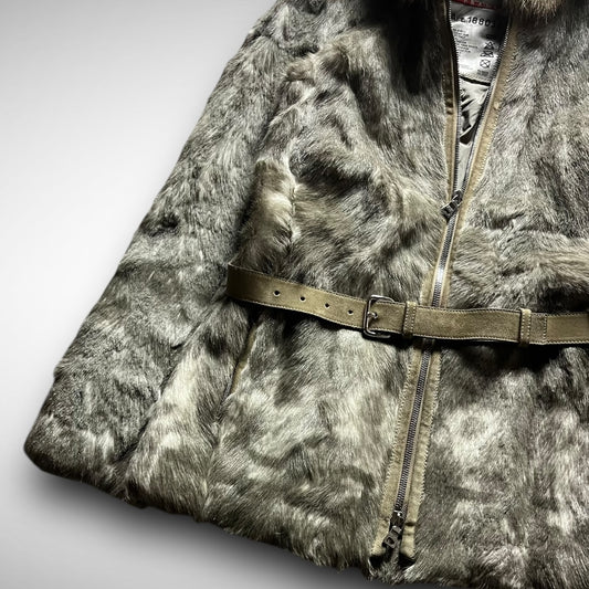 Prada ‘Inuit’ Dyed Goat Fur Hooded Jacket (AW2001)