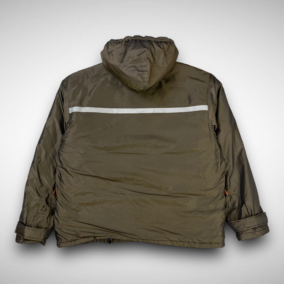 Sodium Dual-Zip Hooded Shimmer Jacket (1990s)