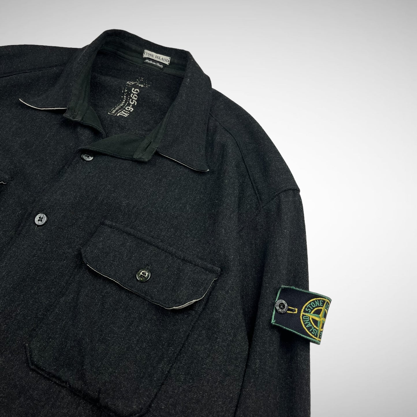 Stone Island Wool Overshirt (AW995-6)