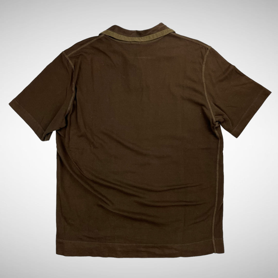 Stone Island 1/4 Zip Polo Shirt (SS00)